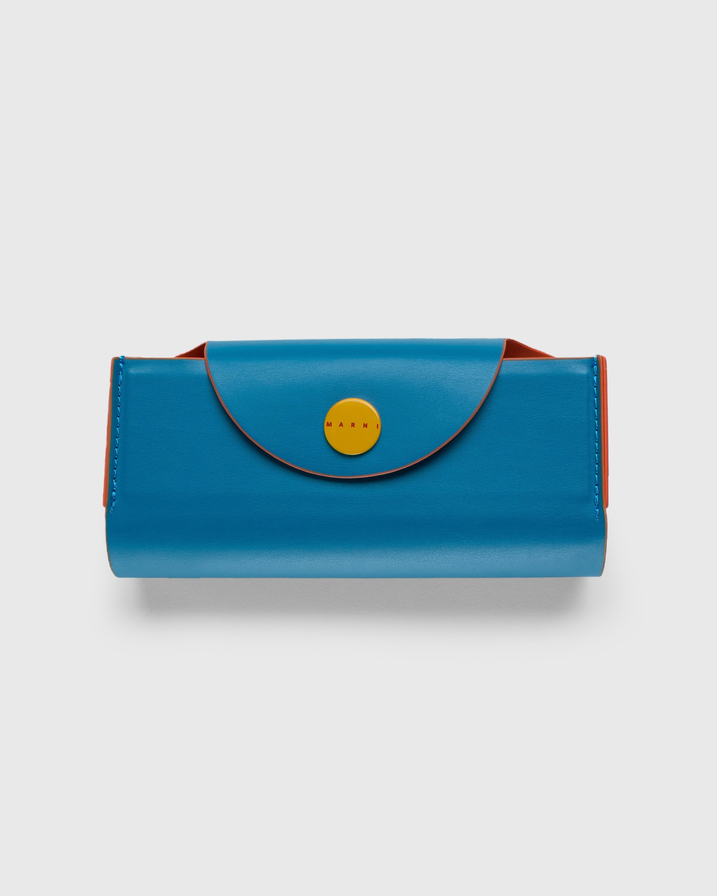 Marni – Lake Vostok Sunglasses Havana Blue - Sunglasses - Blue - Image 4