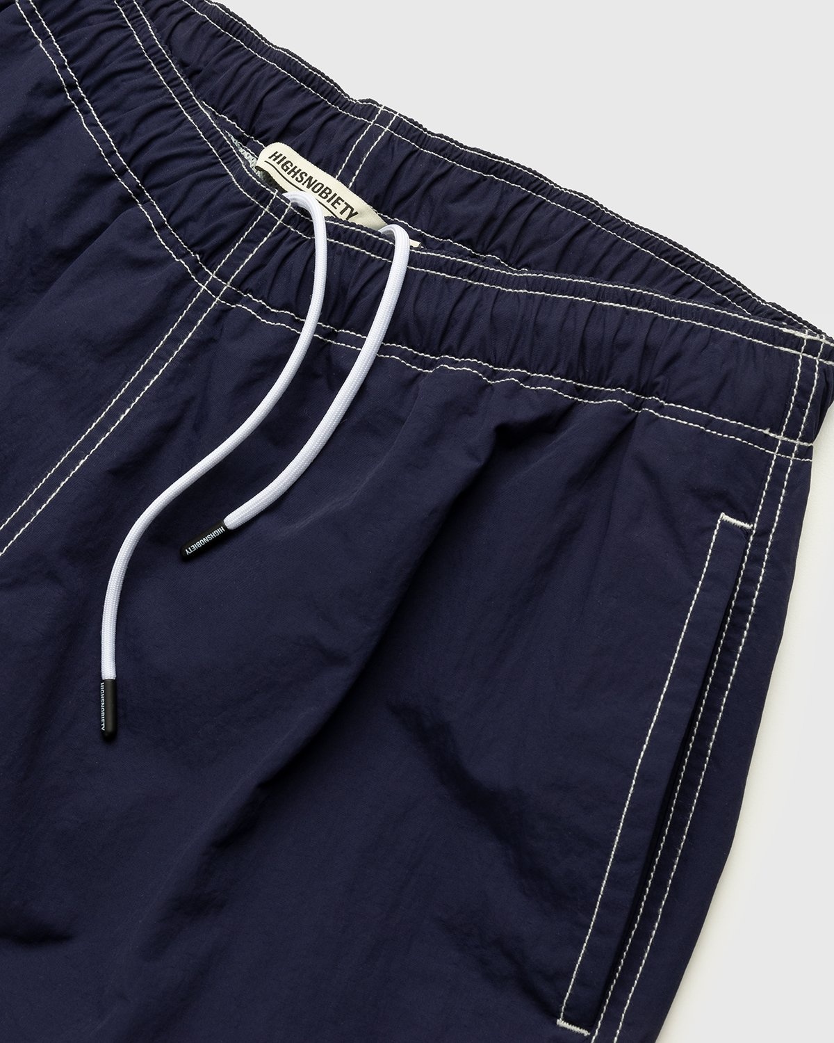 Highsnobiety – Contrast Brushed Nylon Water Shorts Navy - Shorts - Blue - Image 4