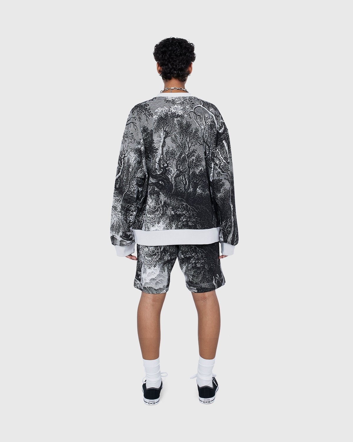 Dries van Noten – Hax Graphic Crewneck Cement - Sweats - Grey - Image 7