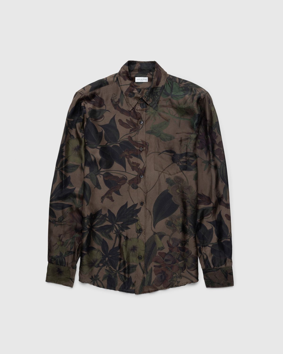 Dries van Noten – Corbino Shirt Brown - Shirts - Brown - Image 1