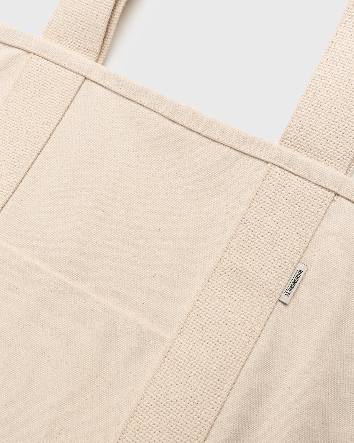 Highsnobiety – Large Canvas "H" Tote Natural - Bags - Beige - Image 4