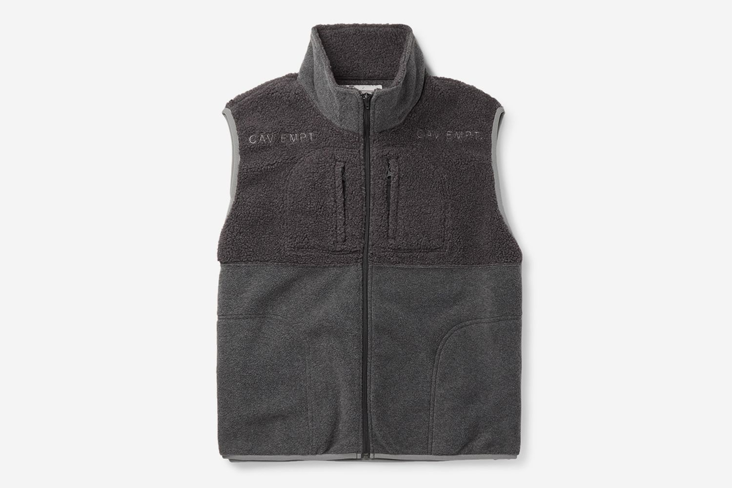 Colour-Block Fleece Gilet