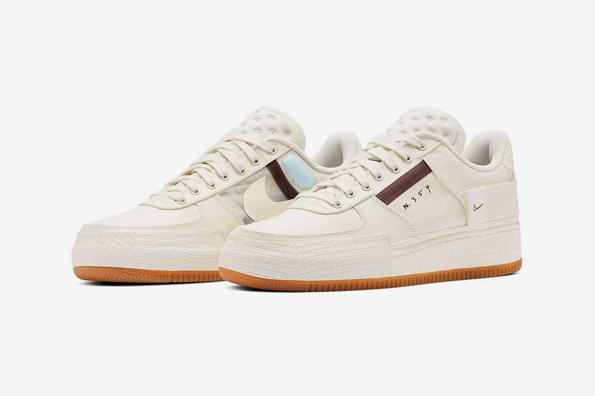 binnen Geven schoolbord Nike Air Force 1 Type “Light Ivory/Earth Brown”: First Look & Info