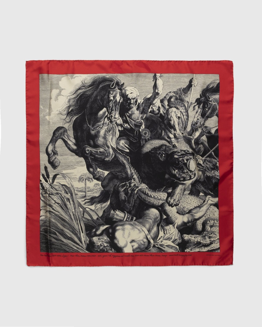 Dries van Noten – Fender Scarf Ecru - Scarves - Grey - Image 2