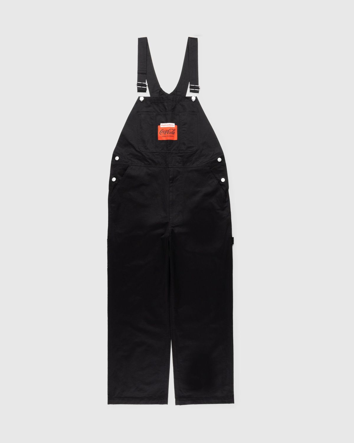 Highsnobiety x Coca-Cola Zero Sugar – Dungarees Black - Pants - Black - Image 1
