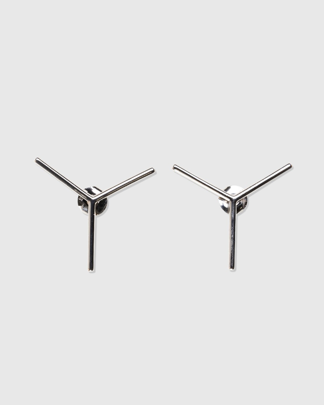 Y/Project – Mini Y Earrings Silver - Jewelry - Silver - Image 1