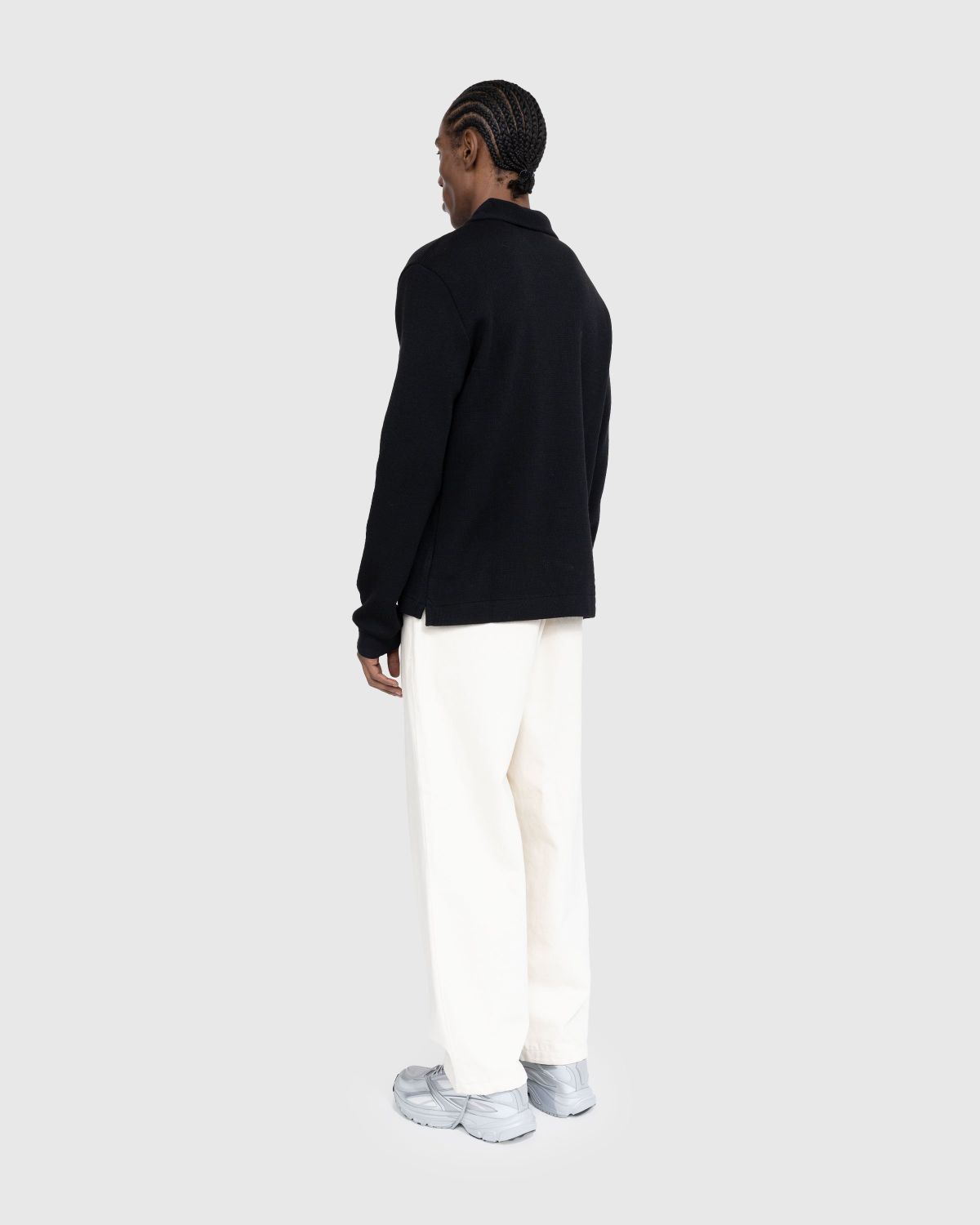 Our Legacy – Ile Piquet Black Pseudo Knit - Knitwear - Black - Image 3