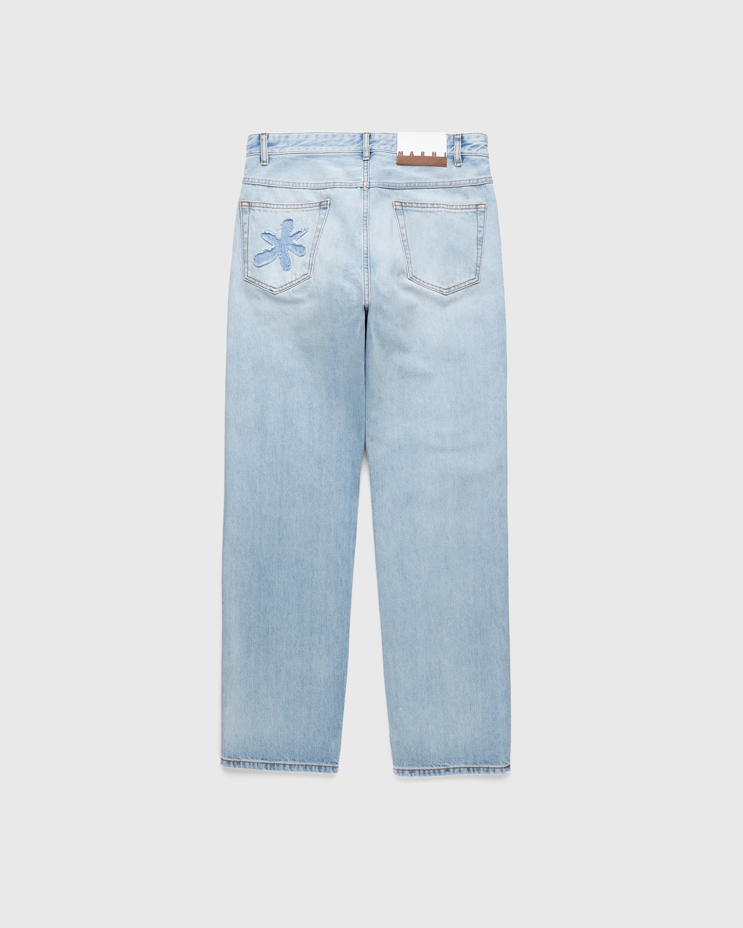 Marni – Daisy Denim Pants Light Blue - Pants - Blue - Image 2