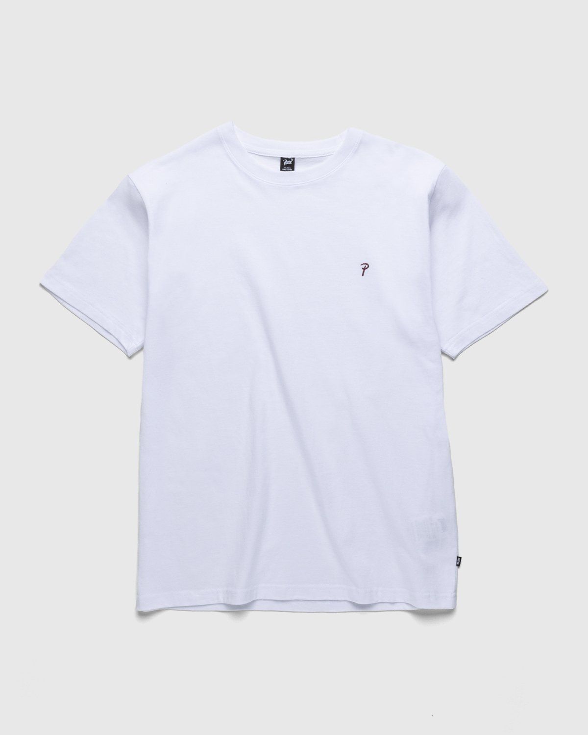 Patta – Basic Script P T-Shirt White - Tops - White - Image 1