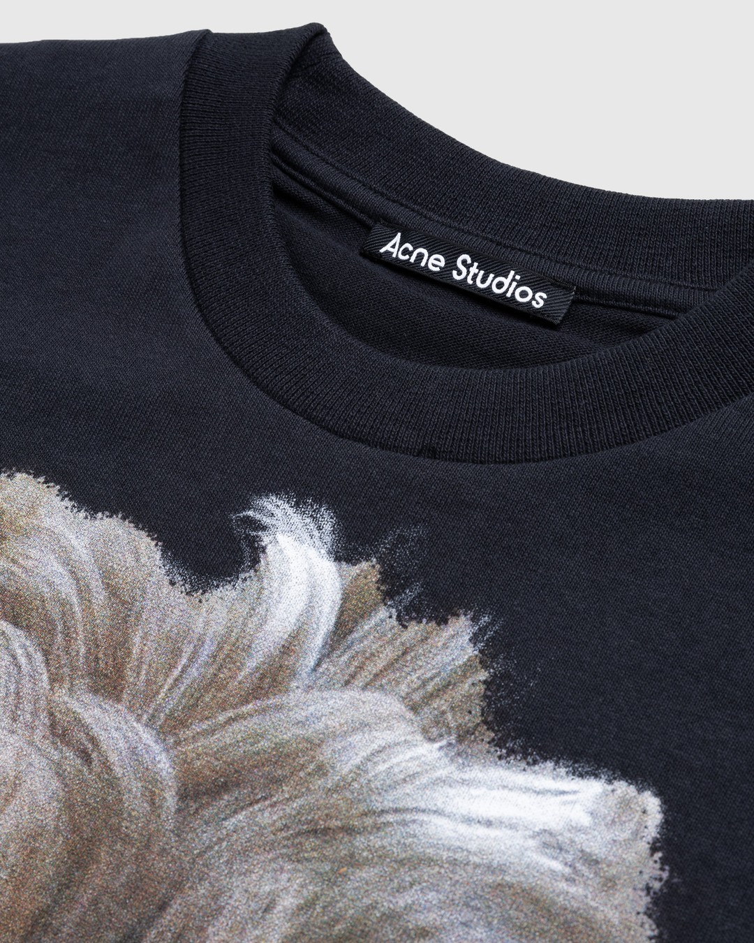 Acne Studios – Printed Dog T-Shirt Faded Black - Tops - Black - Image 5