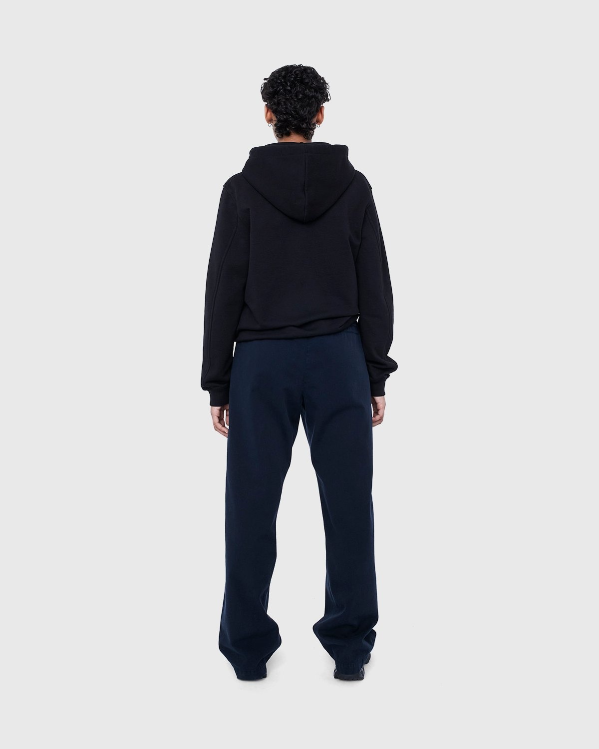 Dries van Noten – Hallom Cotton Hoodie Black - Sweats - Black - Image 7