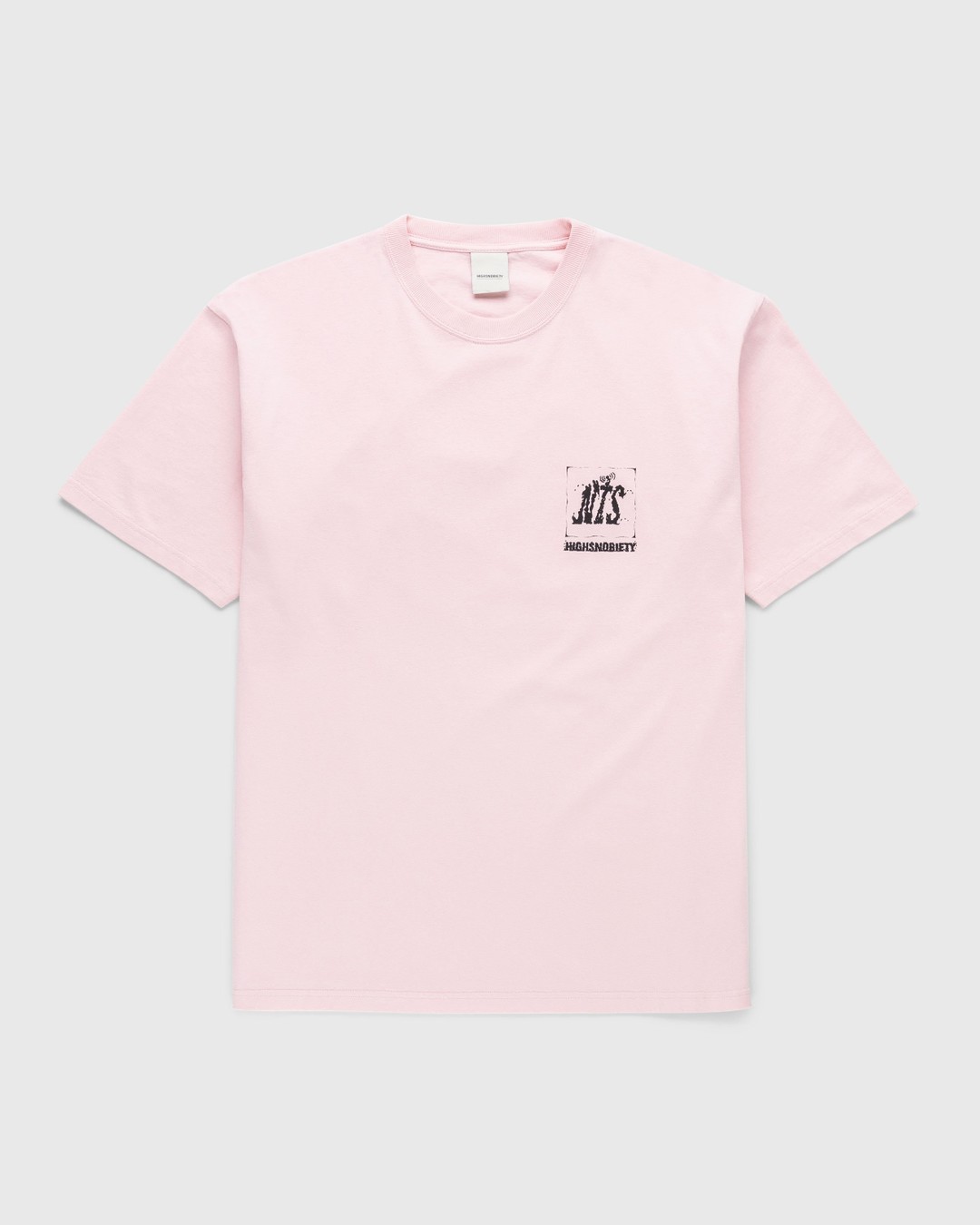 NTS x Highsnobiety – Graphic T-Shirt Pink  - Tops - Pink - Image 2