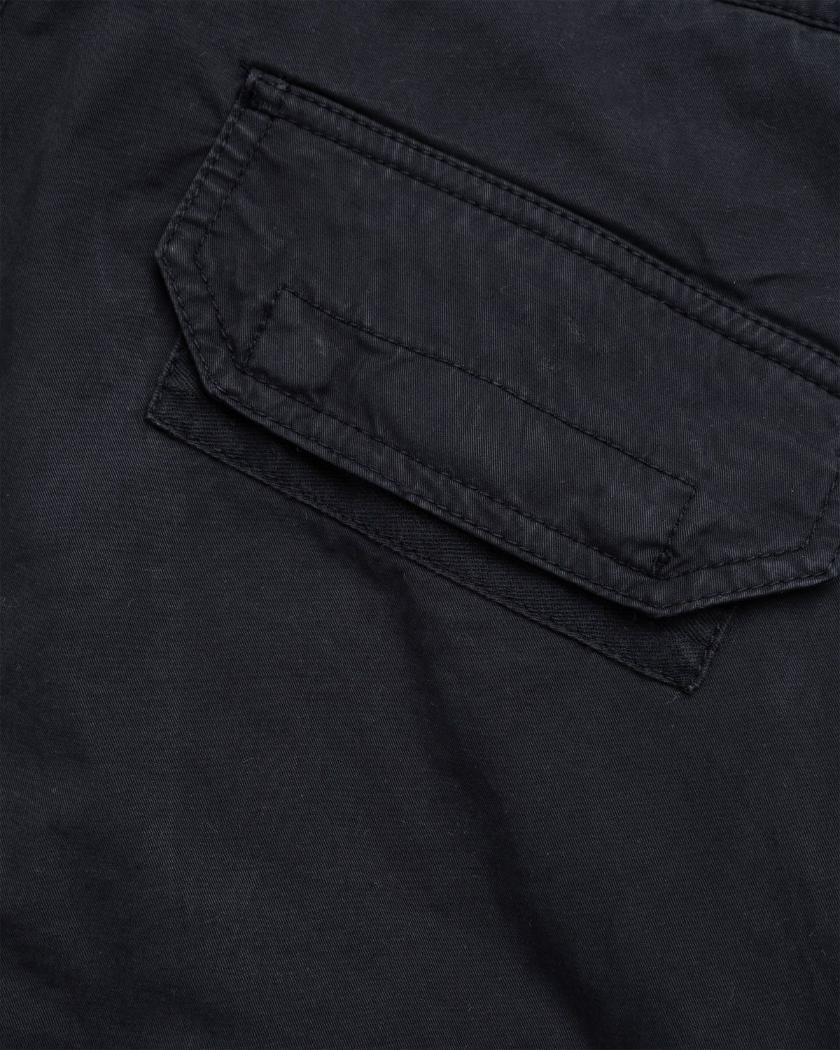 Stone Island – Stretch Cotton Gabardine Cargo Pants Black - Pants - Black - Image 6