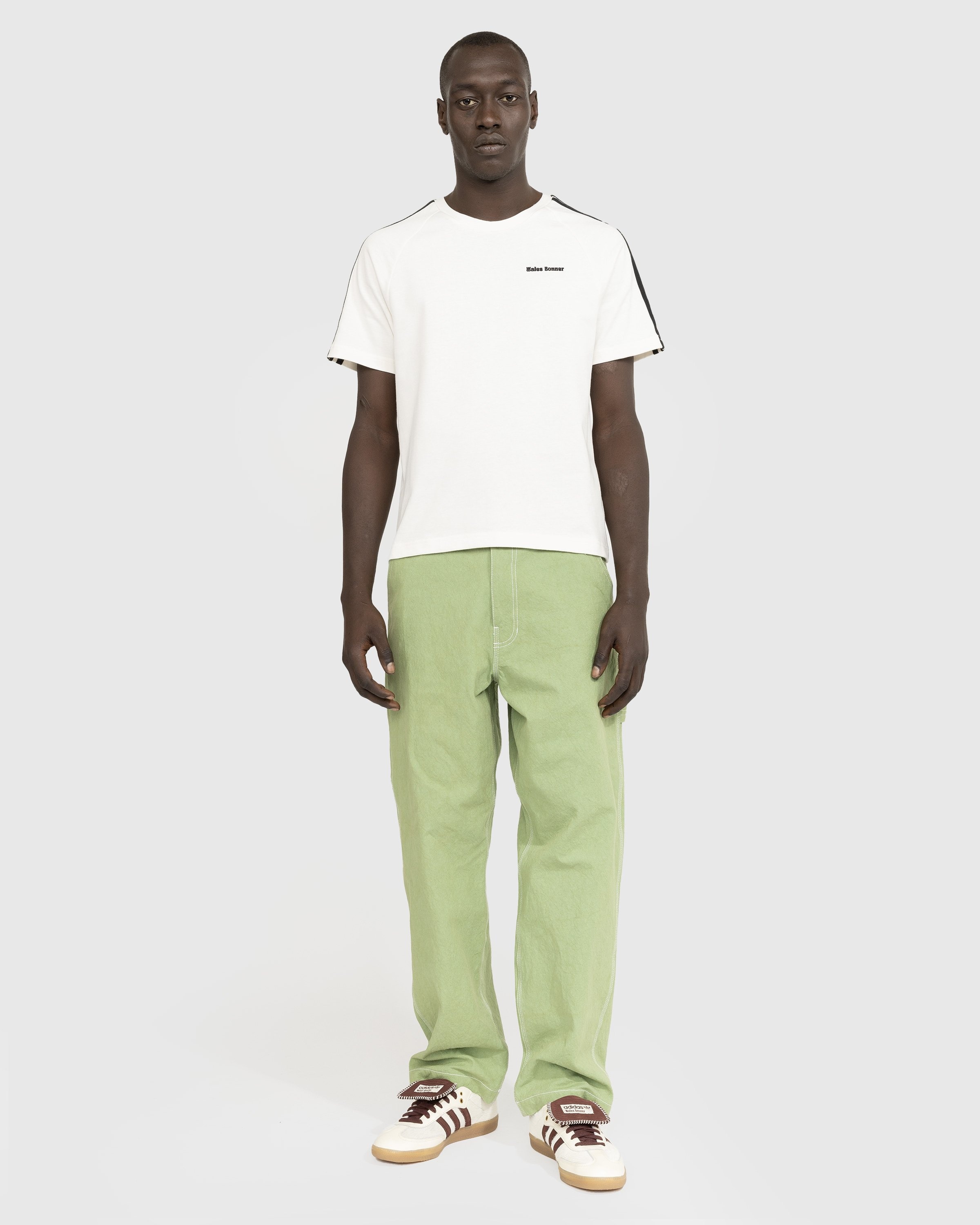 Adidas x Wales Bonner – Organic Cotton Tee Chalk White - T-shirts - White - Image 3