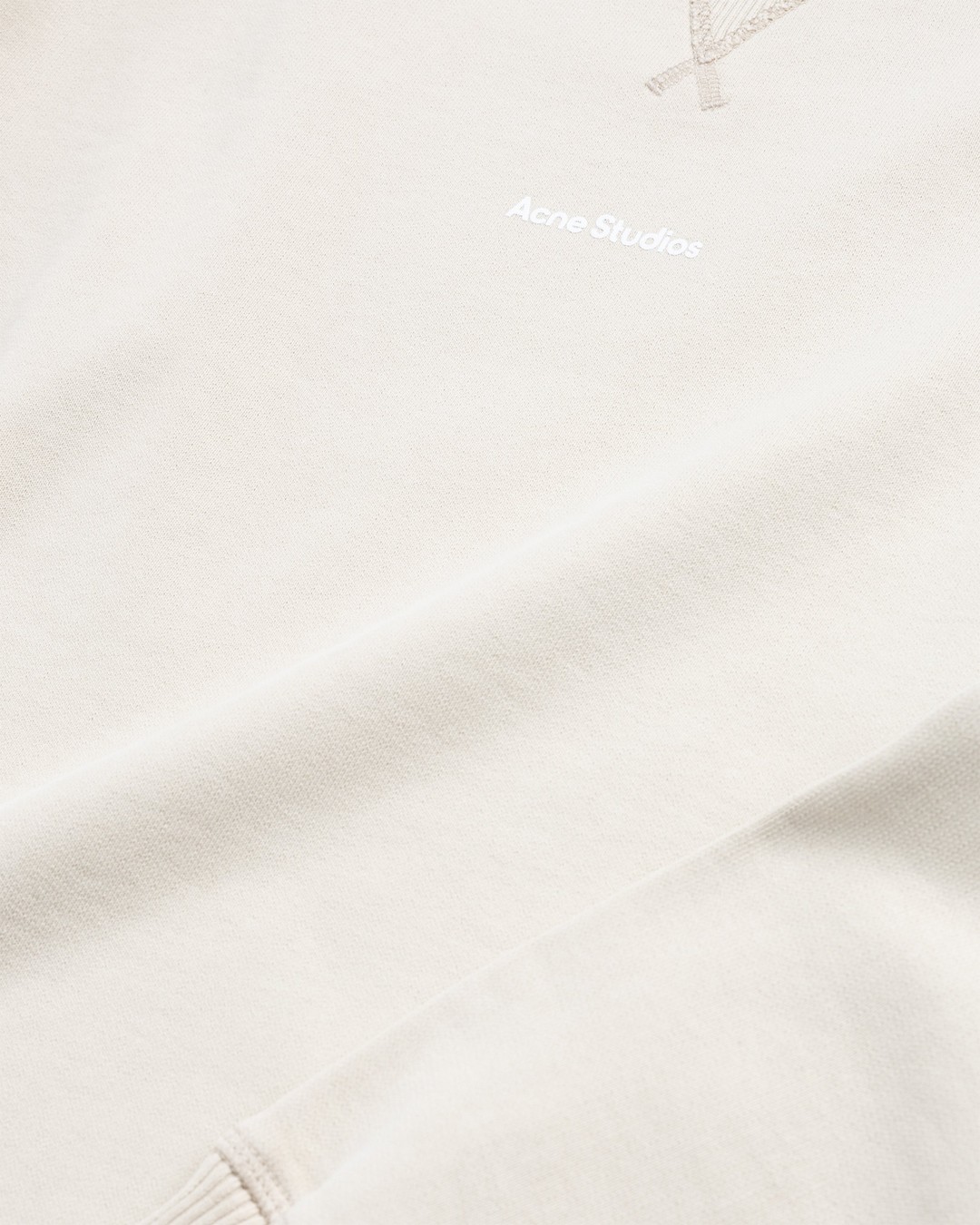 Acne Studios – Stamp Logo Sweater Champagne Beige - Sweats - Beige - Image 6