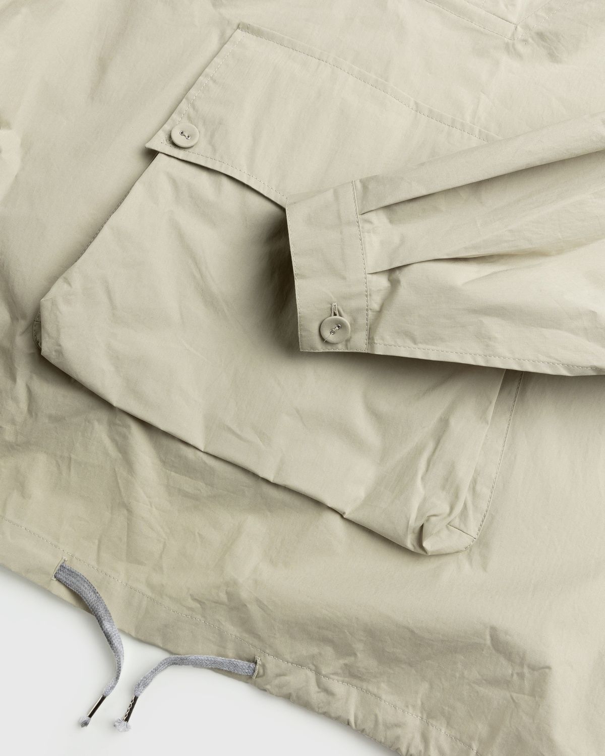 Maison Margiela – Coated Cotton Hooded Jacket Cream - Outerwear - Beige - Image 7
