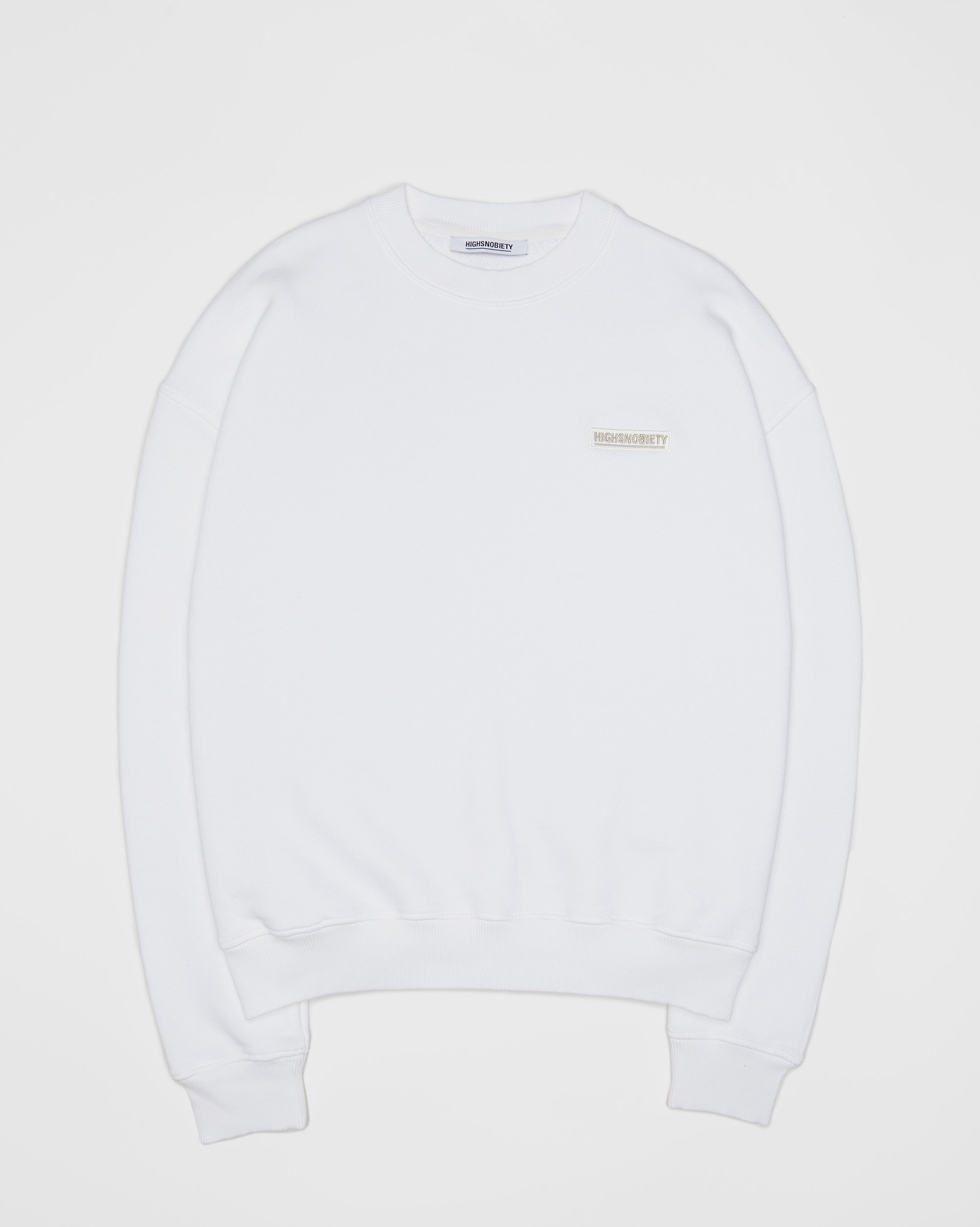Highsnobiety – Staples Sweatshirt White - Sweats - White - Image 1