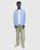 Auralee – Washed Finks Twill Big Shirt Blue - Shirts - Blue - Image 2