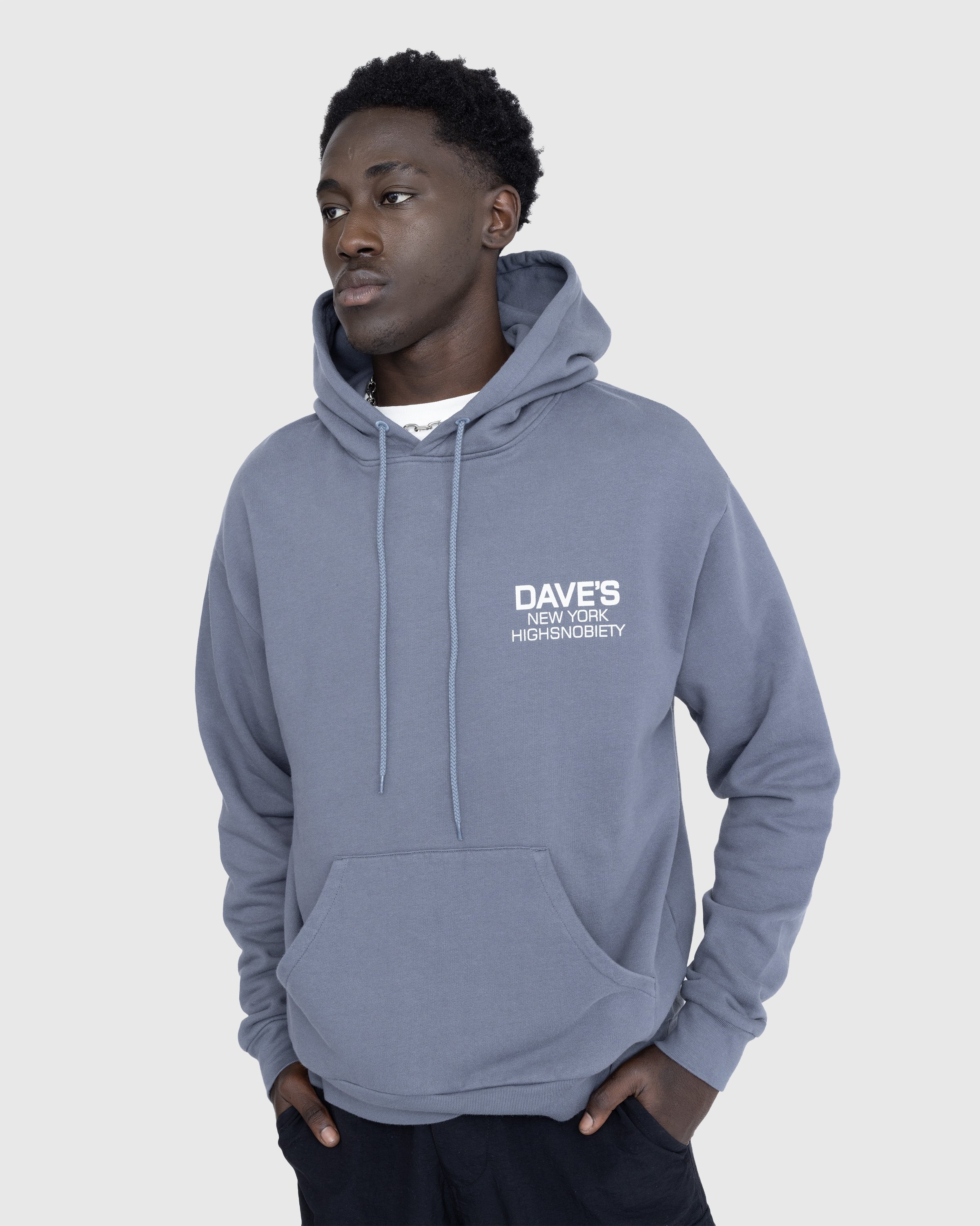 Dave's New York x Highsnobiety – Hoodie Gray - Sweats - Grey - Image 3
