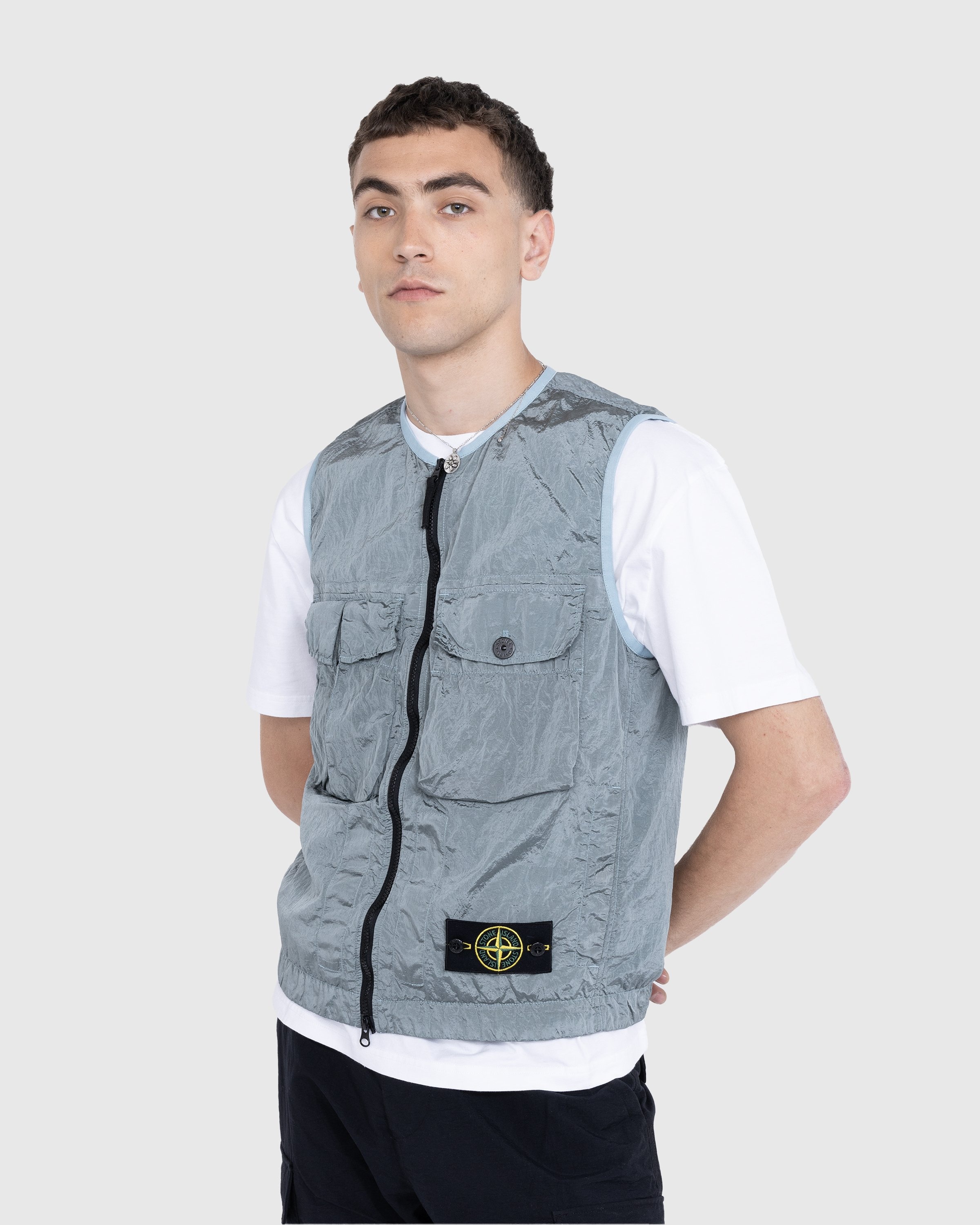 Cargo vest stone island discount