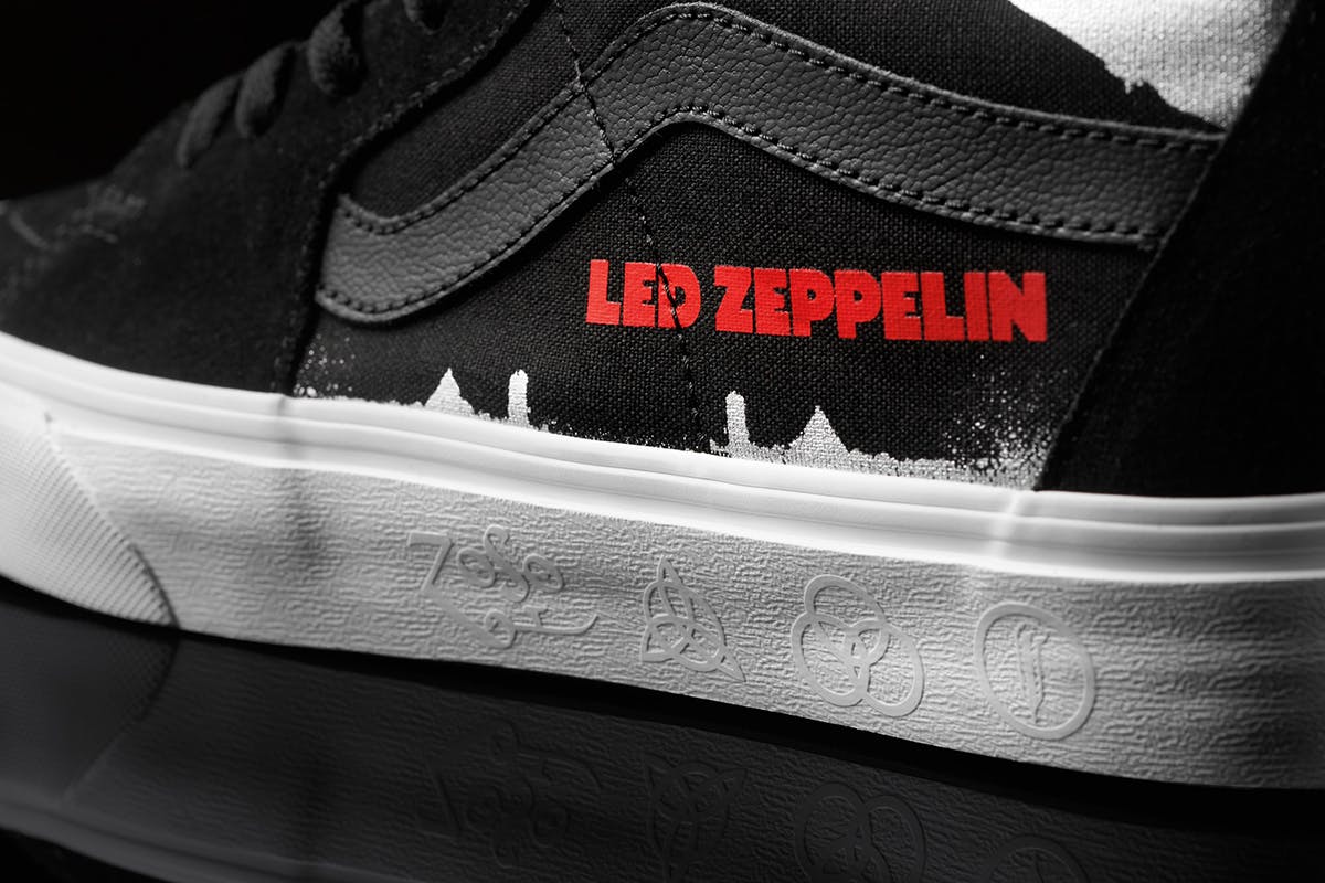 led zeppelin vans 50th anniversary collection release date price vans era vans sk8 hi