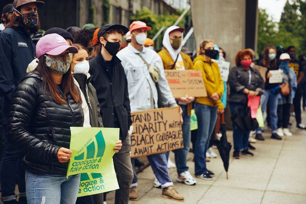 Adidas Employees in Protest for Black Lives Matter
