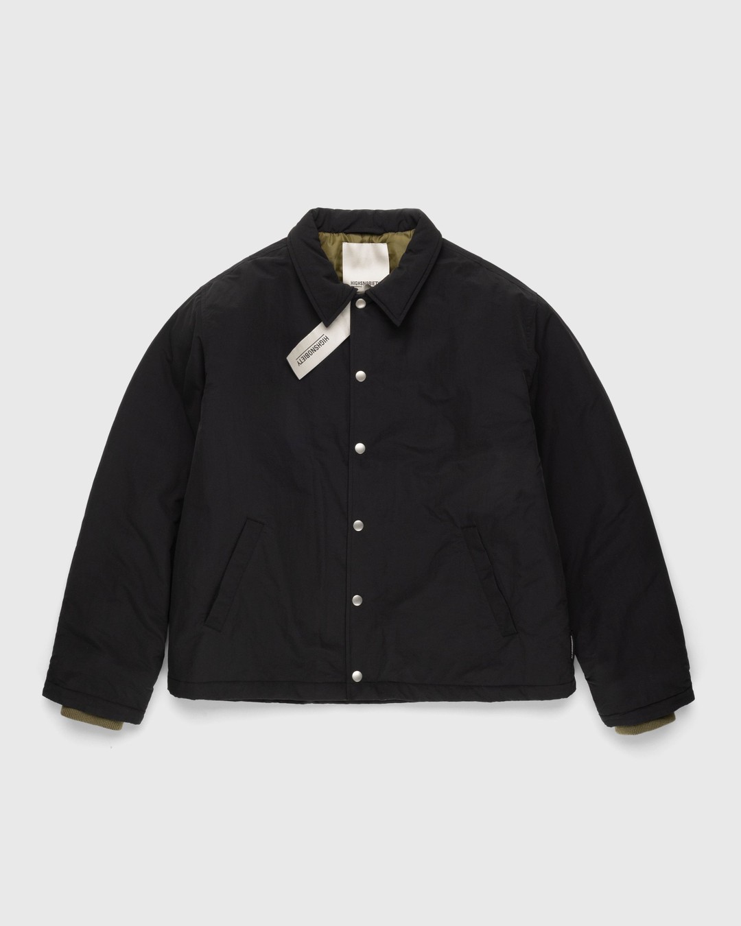 Highsnobiety – Insulated Coach Jacket Black - Outerwear - Black - Image 1