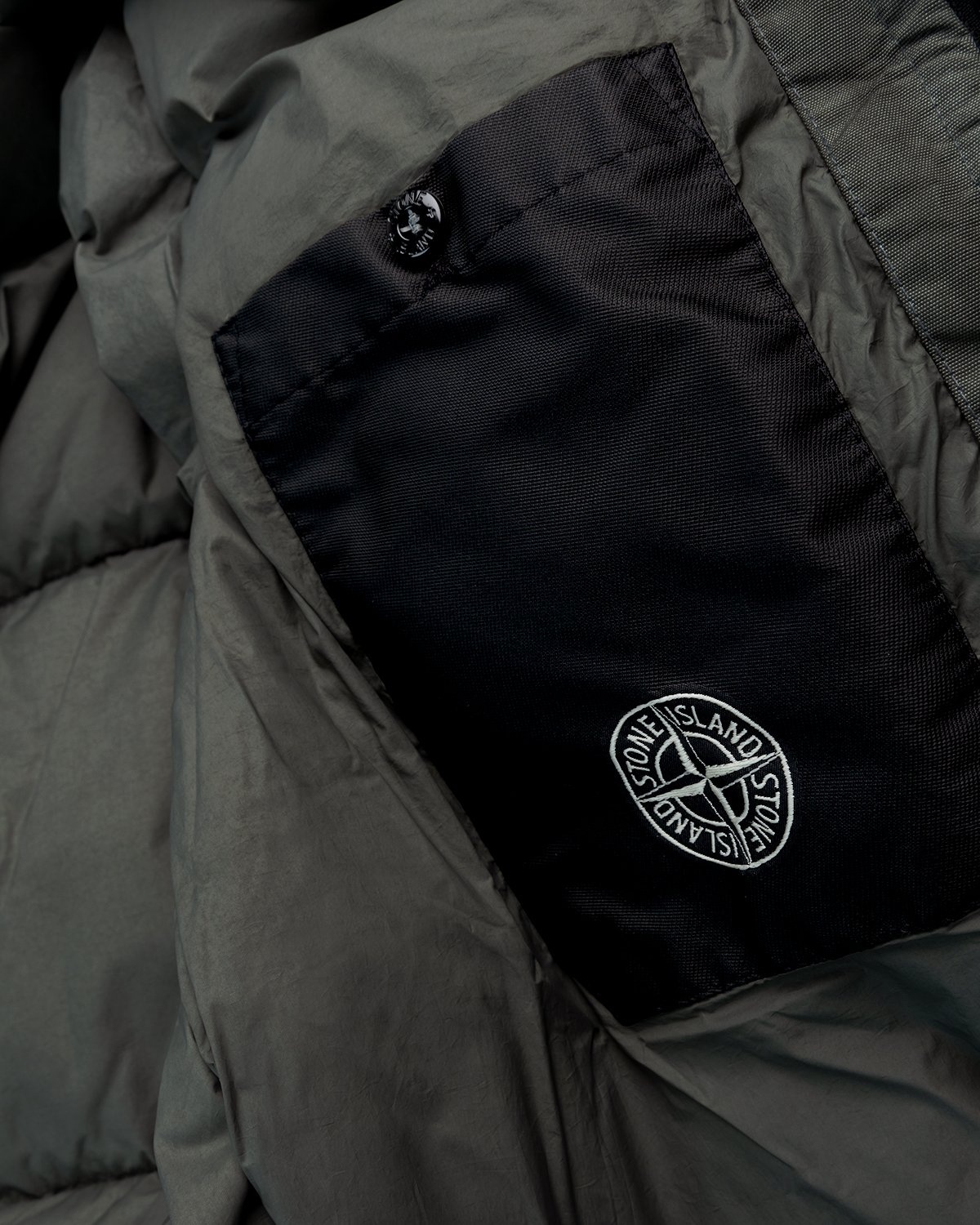 Stone Island Real Down Jacket Sage Green Highsnobiety Shop