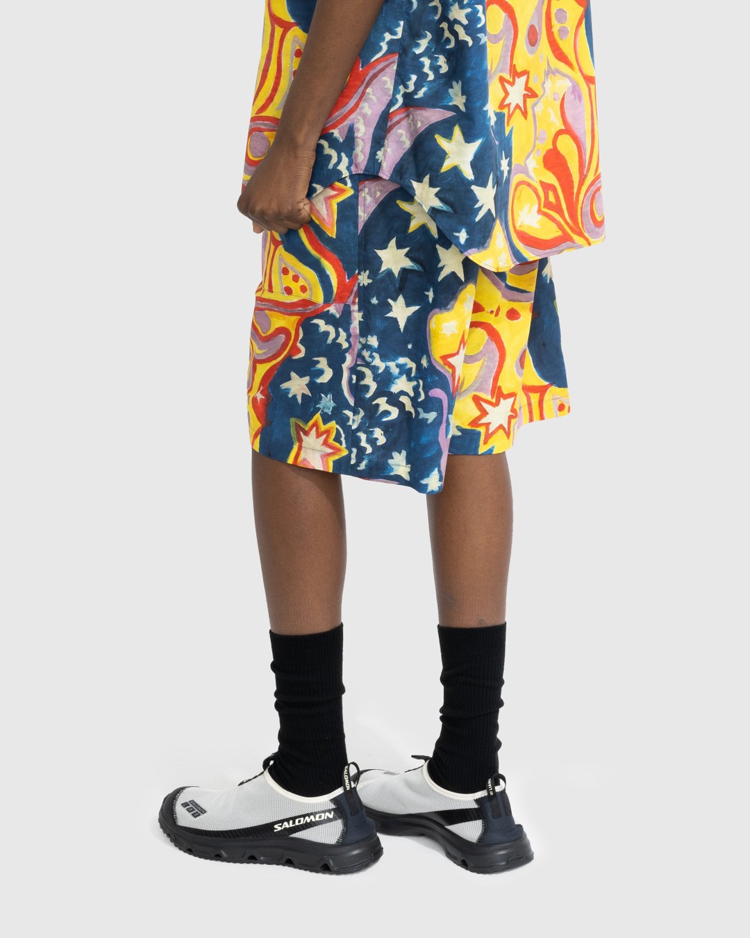 Marni x No Vacancy Inn – Poplin Shorts Multi - Shorts - Multi - Image 3