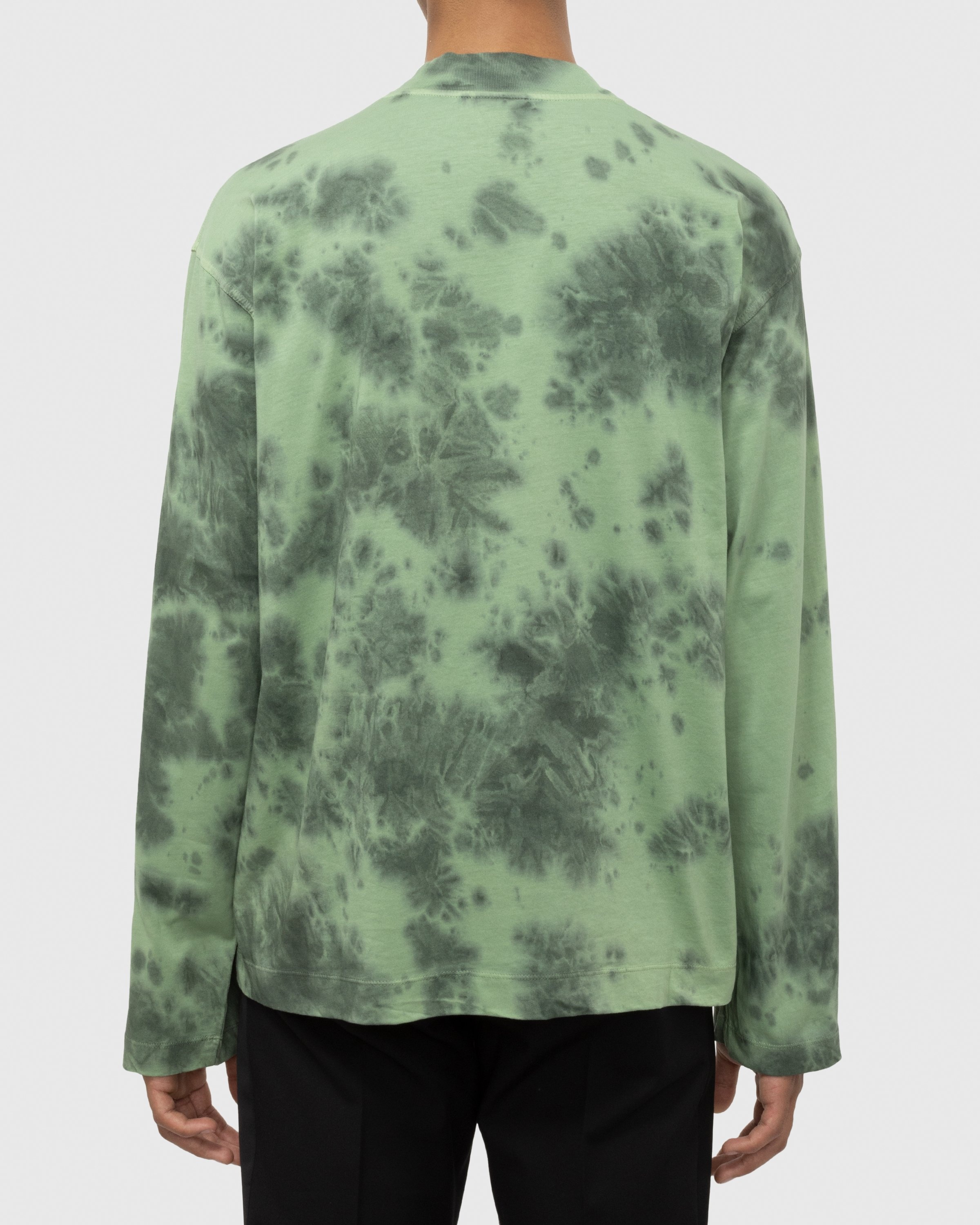 Dries van Noten – Heger T-Shirt Green - Longsleeve Shirts - Green - Image 4
