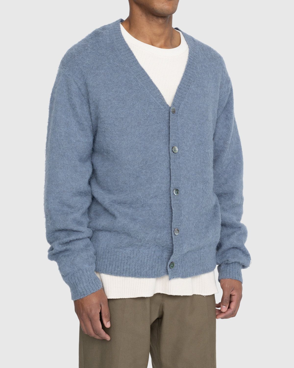 Highsnobiety – Alpaca Cardigan Blue - Knitwear - Blue - Image 3