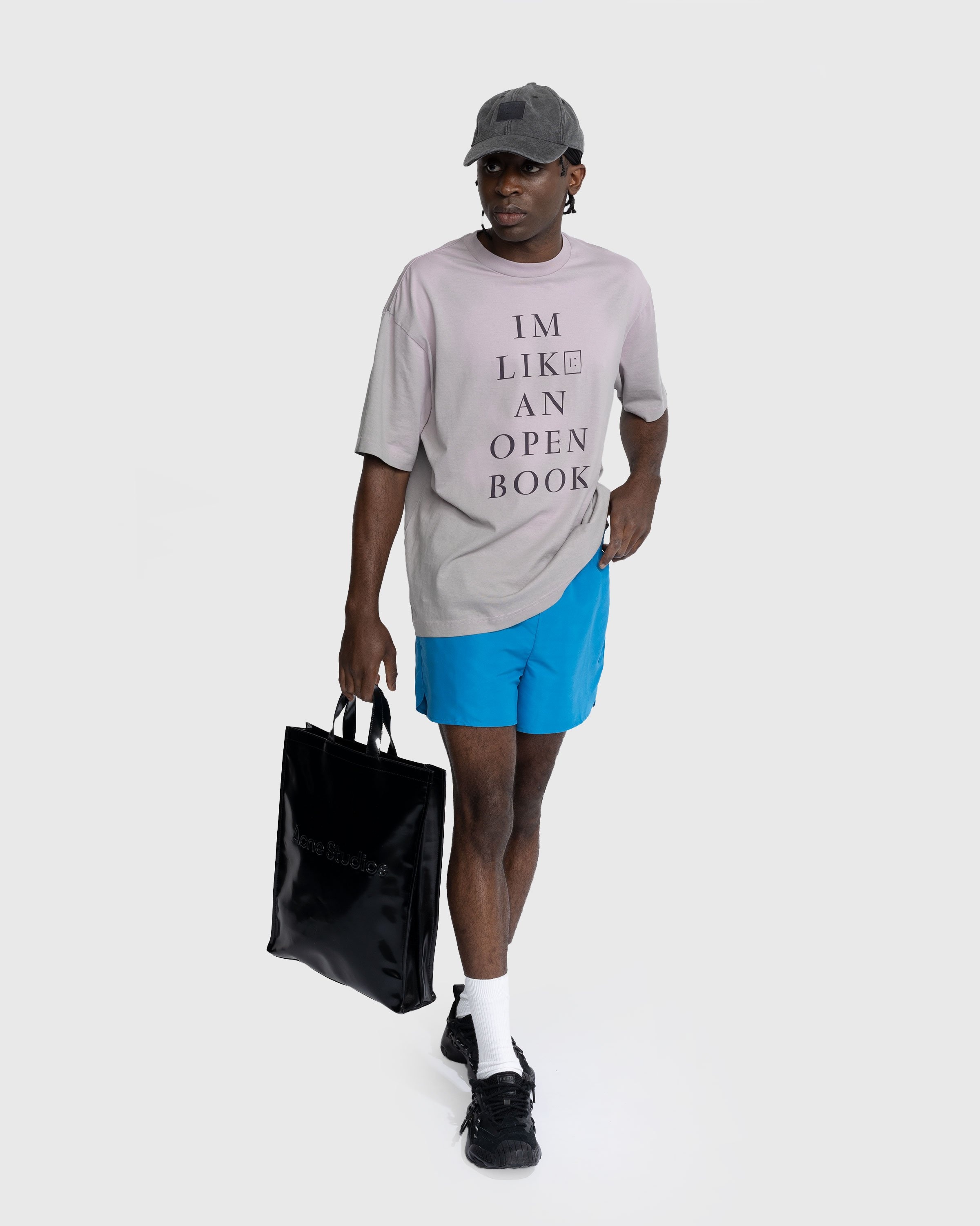 Acne Studios – Logo Tote Bag Black - Bags - Black - Image 6