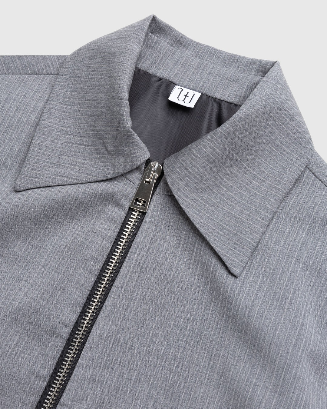 Winnie New York – Classic Zip-Up Jacket Grey - Outerwear - Grey - Image 5