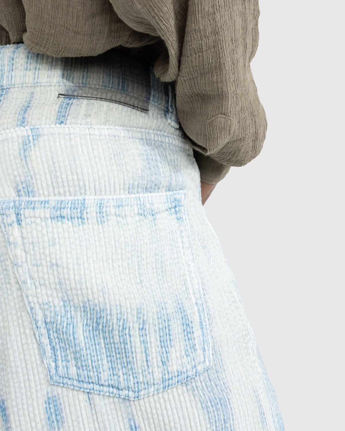 Our Legacy – Vast Cut Pants Blue Brush Stoke Print - Pants - Blue - Image 4