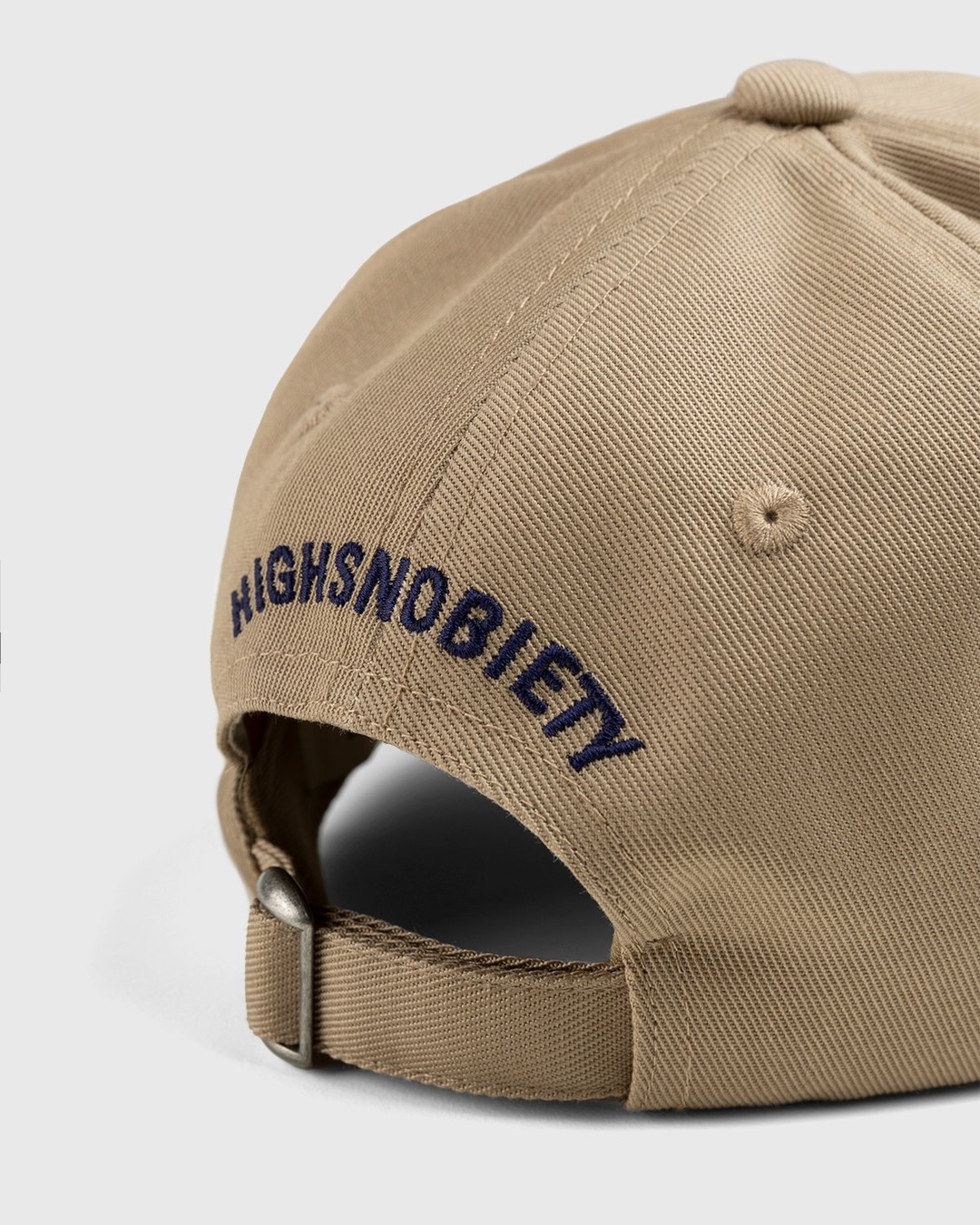 Highsnobiety – HS Sports Logo Cap Eggshell - Hats - Beige - Image 4