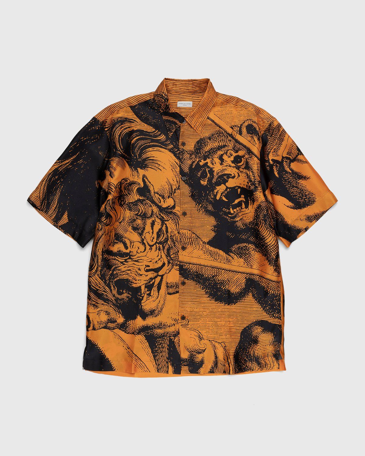 Dries van Noten – Cassidye Shirt Orange - Shirts - Orange - Image 1