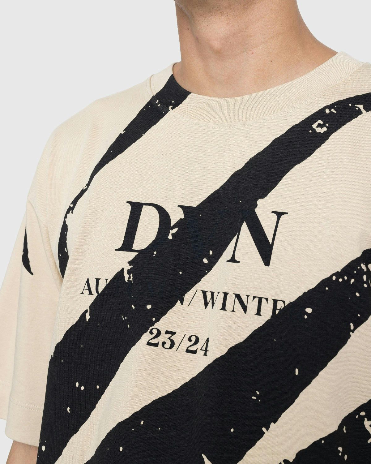 Dries Van Noten Beige Printed T-Shirt