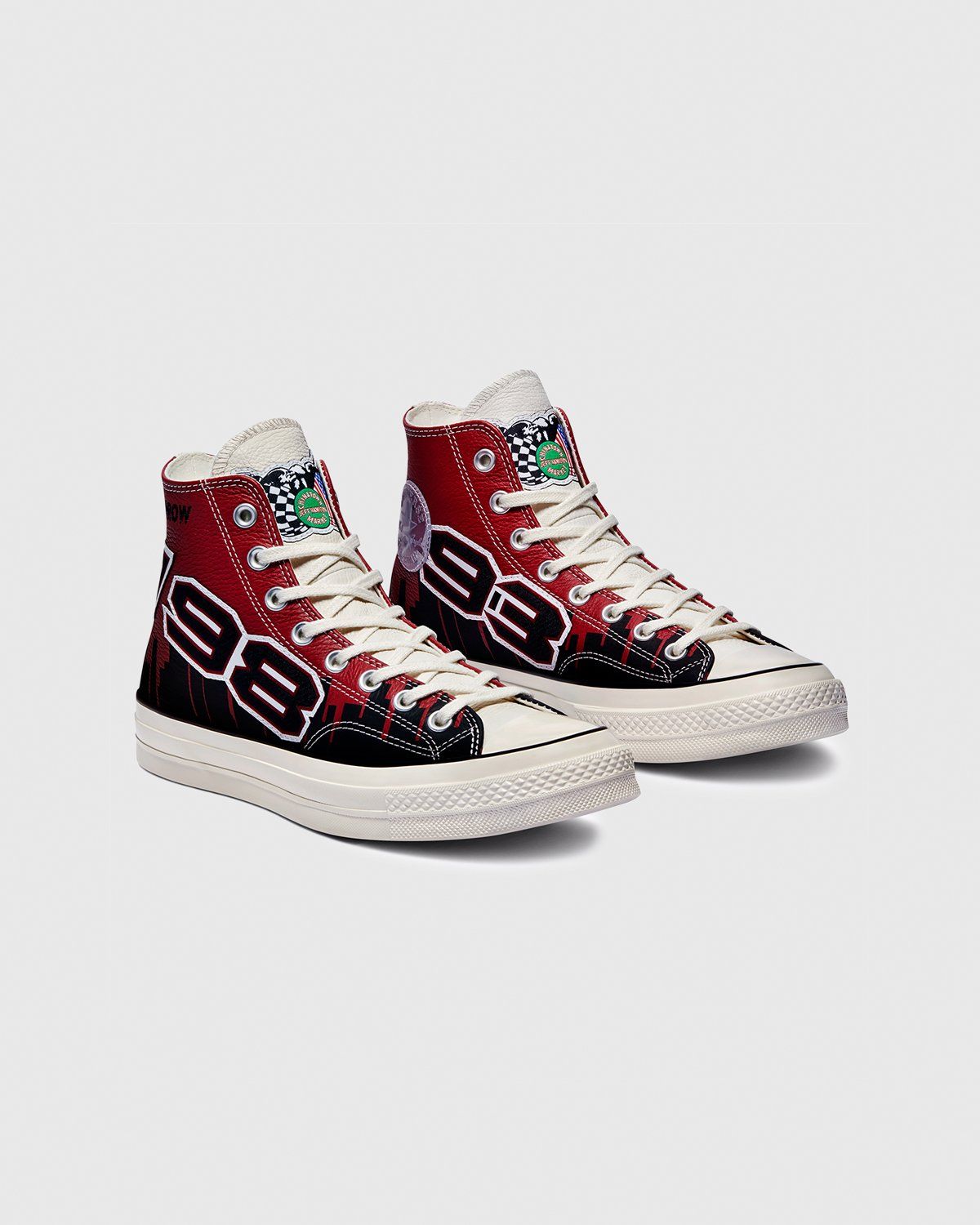 Converse x Jeff Hamilton – Chuck 70 High Garnet/Black - Sneakers - Multi - Image 2