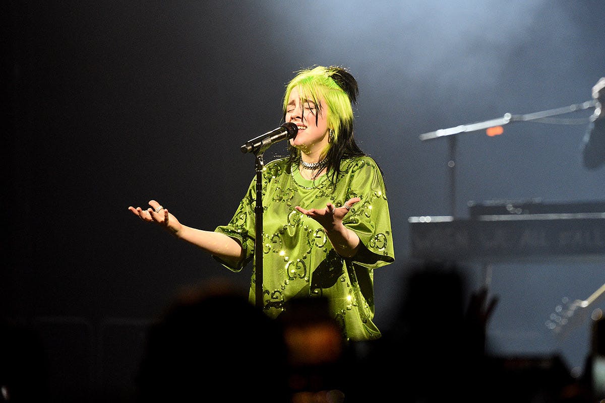 Billie Eilish tour body protest