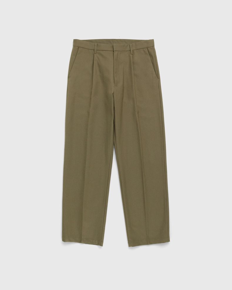 Heavy Wool Dress Pants Light Brown