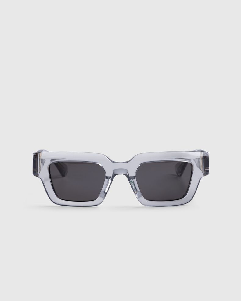 Hinge Acetate Square Sunglasses Crystal