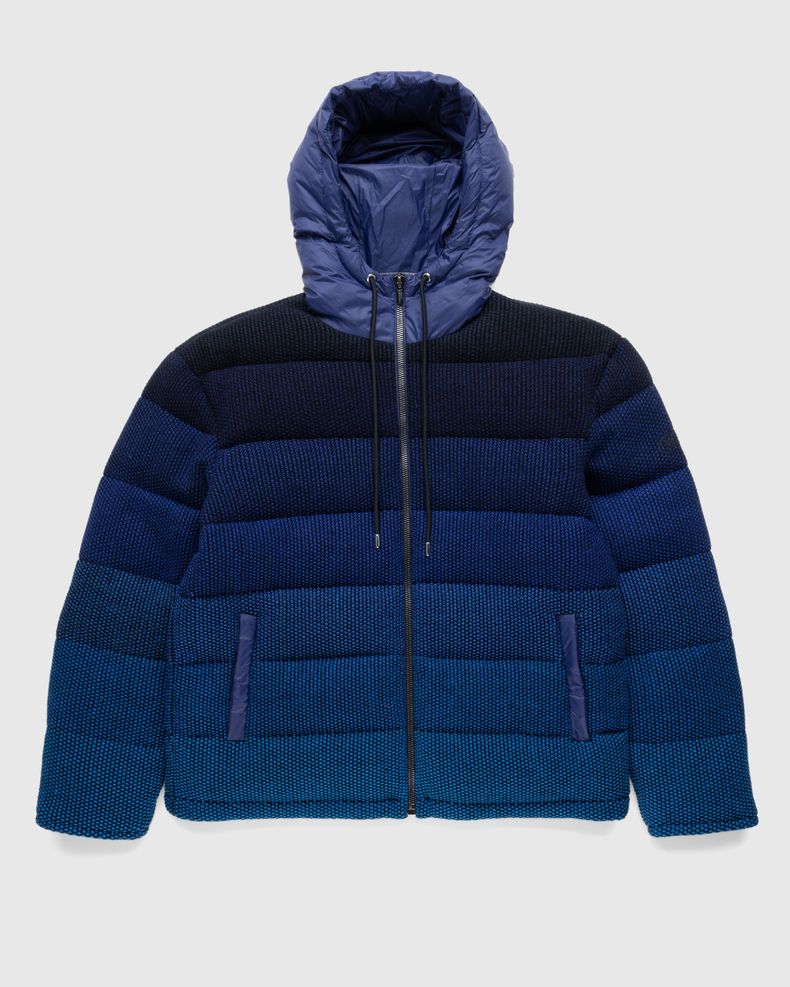 Down Hooded Jacket Navy/Black