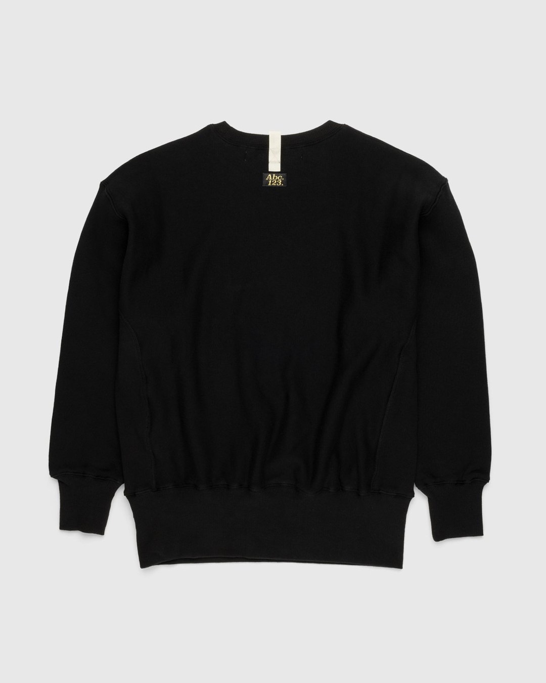 Abc. – French Terry Crewneck Sweatshirt Anthracite - Sweatshirts - Black - Image 2