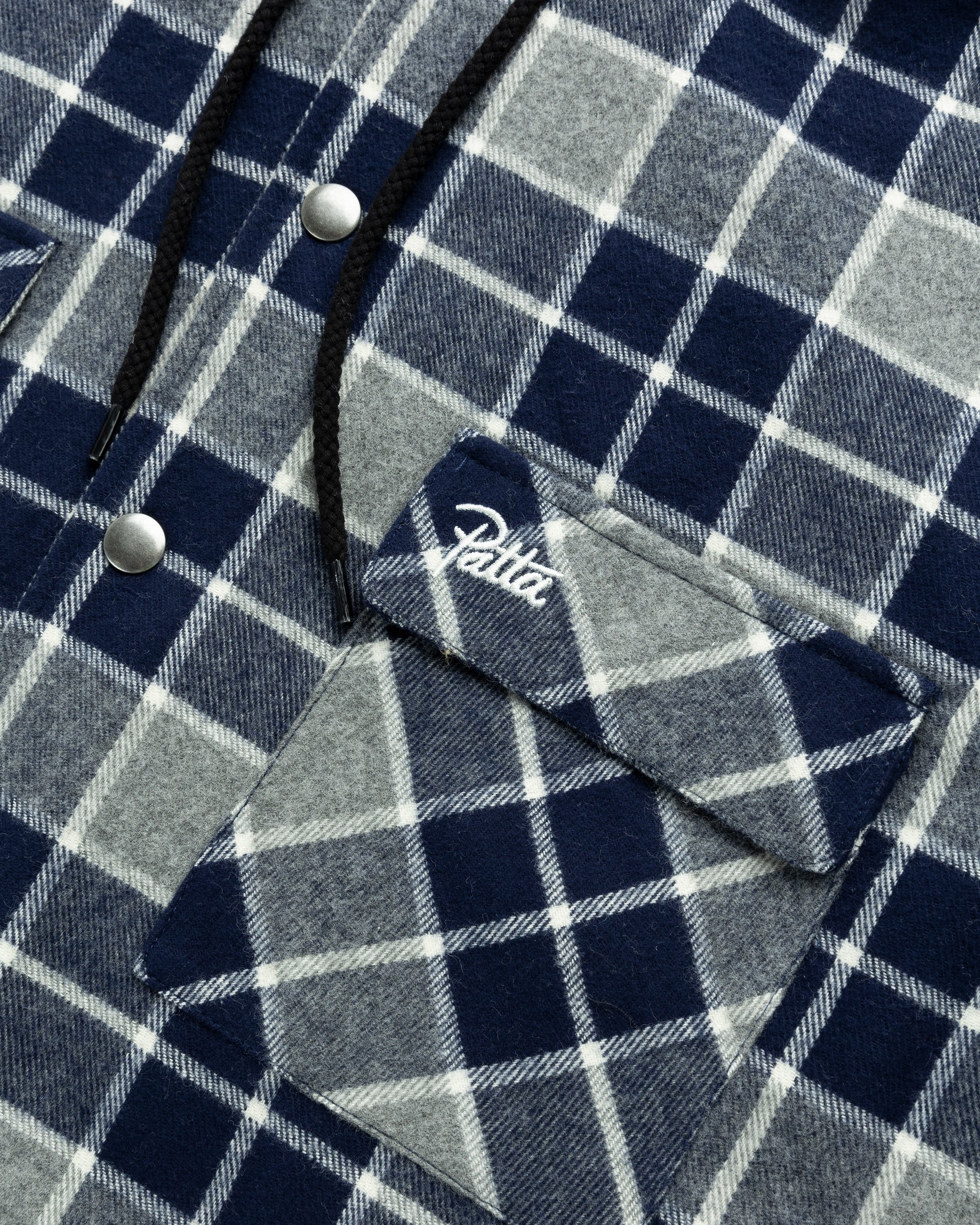 Patta – Plaid Overshirt Morning Dove Check - Shirts - Multi - Image 6