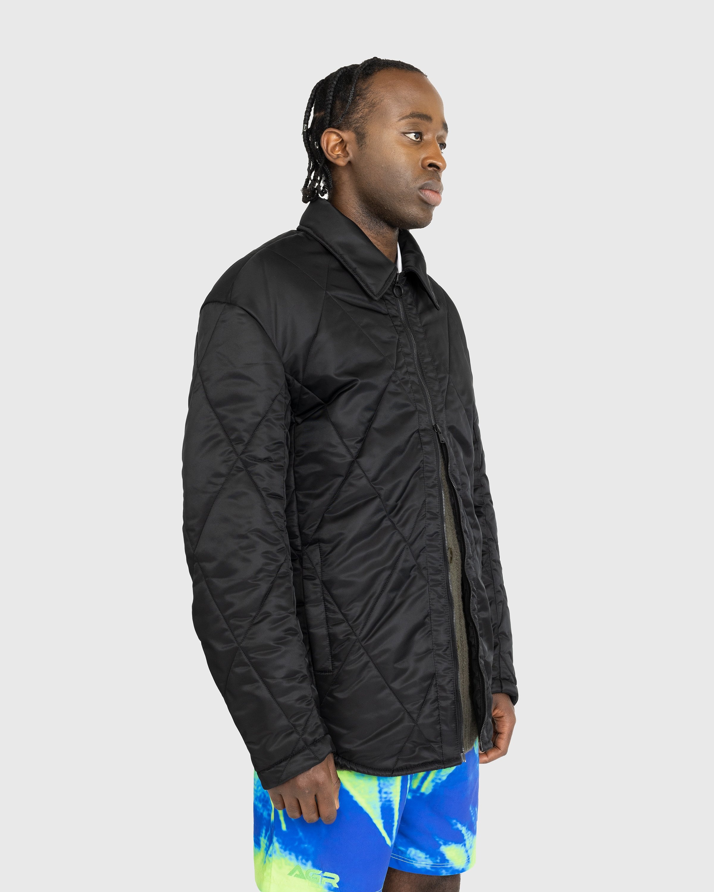 Black diamond store quilted jacket