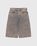 Loose Fit Denim Shorts Light Pink/Grey