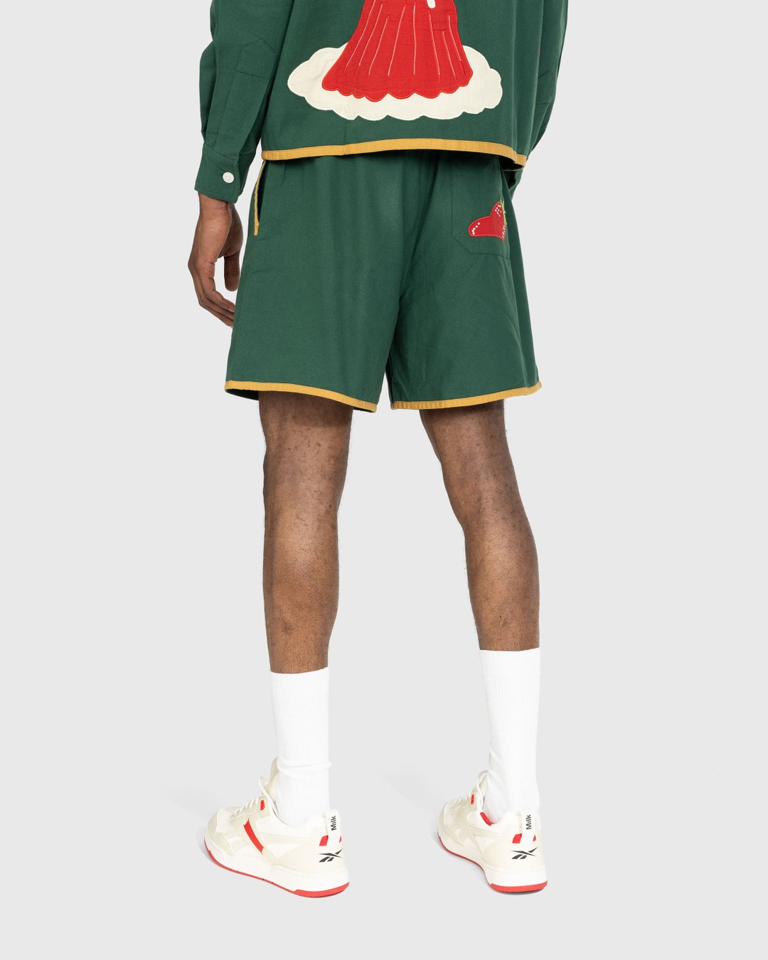 Bode – Dessert Applique Shorts Green - Shorts - Green - Image 6