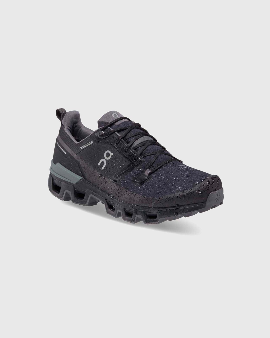 On – Cloudwander Waterproof Black/Eclipse - Sneakers - Black - Image 3
