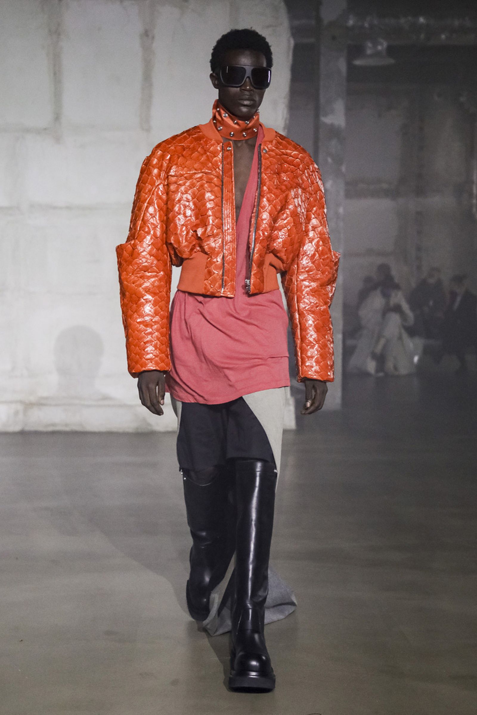 Rick Owens Fall/Winter 2022 Collection: Lightbulb Hats & Leather