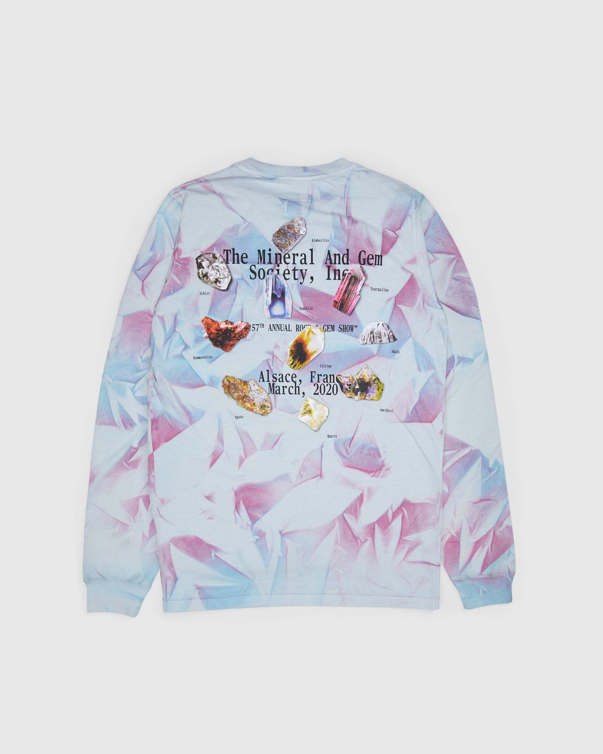 Highsnobiety – This Never Happened Minerals & Stones Fair Longsleeve Tie Dye - Longsleeves - Multi - Image 1